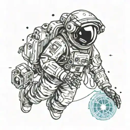 Space With Astronaut