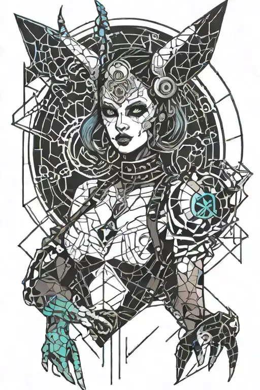 A Demon Girl With A Bat