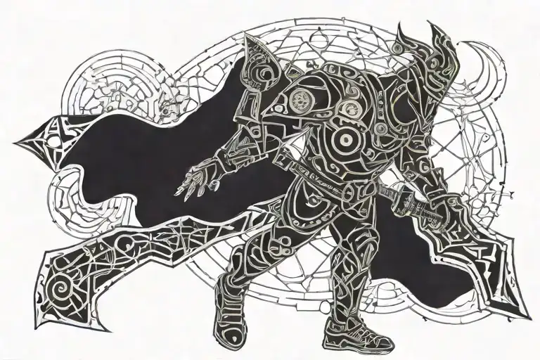 Russian Warrior With An Axe