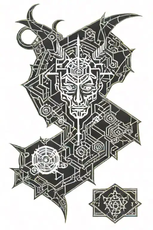 Fool From Taroot Card Satan