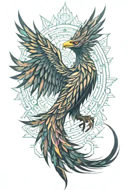 Phoenix Rising From The Ashes