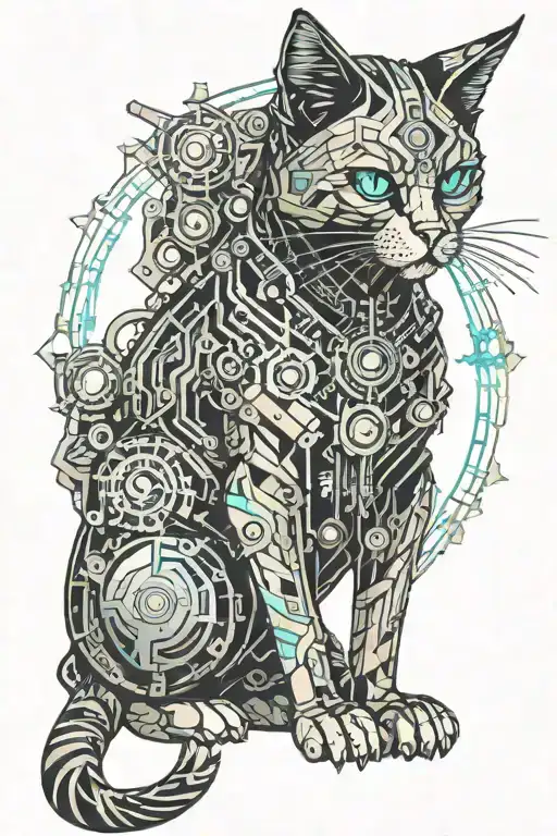 Steampunk Cat Sitting