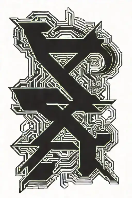 Last Name On Rib Going Vertical