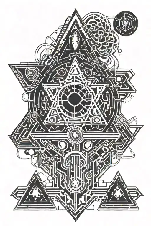 Black And White Tattoo Design
