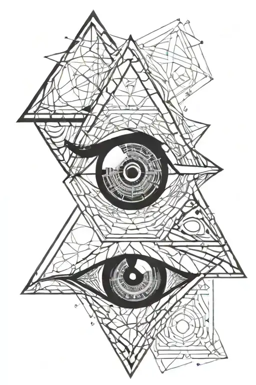 Women Guns Eye Triangle Digital Square Hexagon Nature Mysterious Tattoo Greek Gods