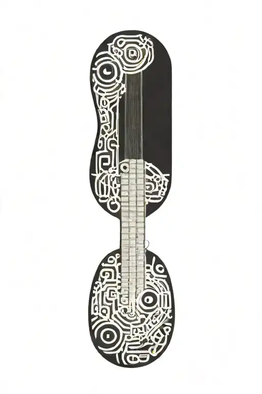 Guitar Fretboard Intertwined