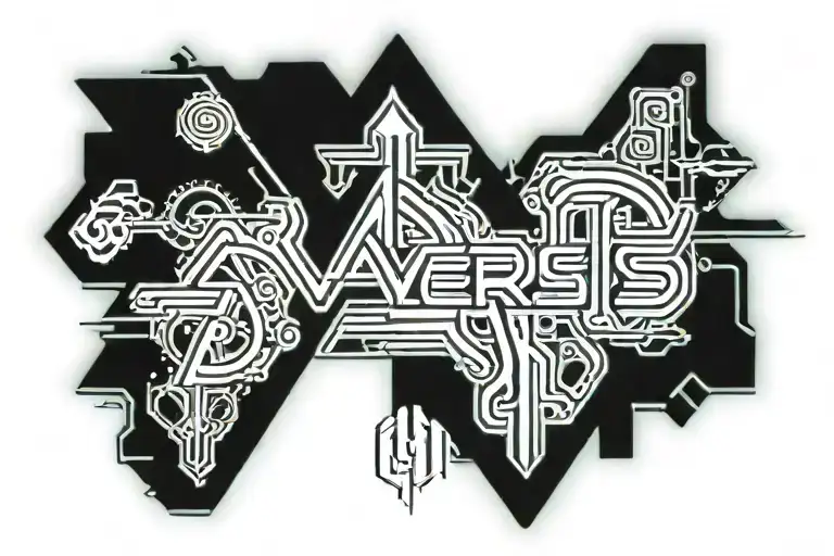 Ambigram Of The Word Averis
