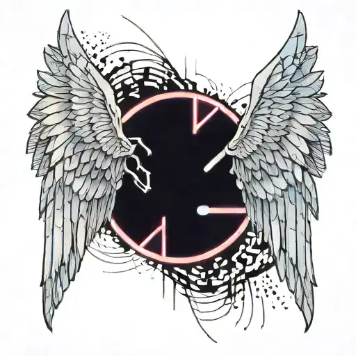 Wings On Shoulder For Men One Side Angel Wings And Other Side Demon Wing S