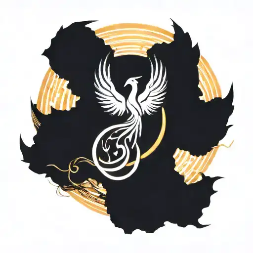 Phoenix Rising From Ashes