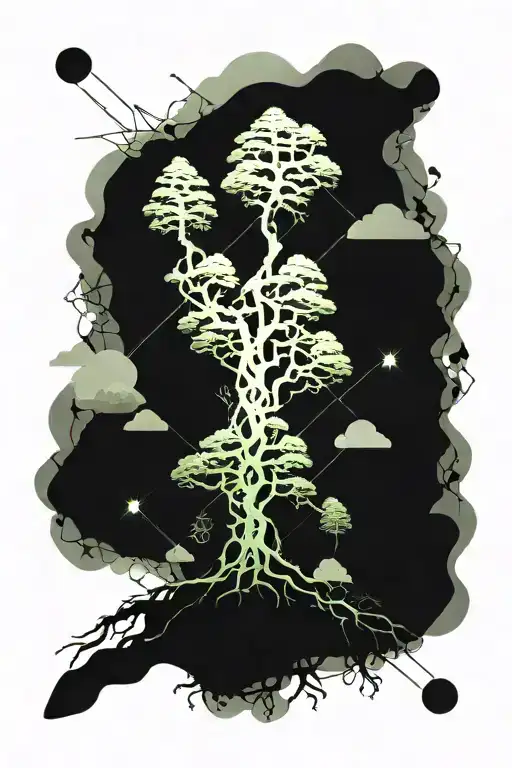 Redwood Tree Sunset Beach Roots Mycelium