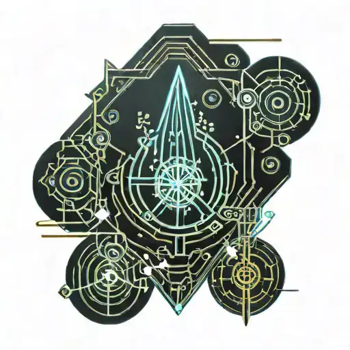 Athena Minimal Line Art