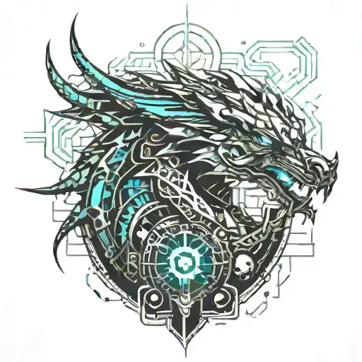 Cyberpunk Dragon