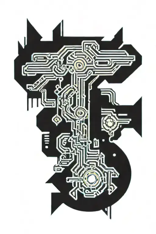 Columna Vertebral Cyberpunk Style