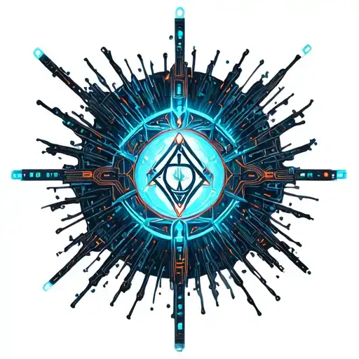 Demonic Portal Radiating Darkness