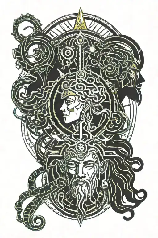Zeus And Medusa