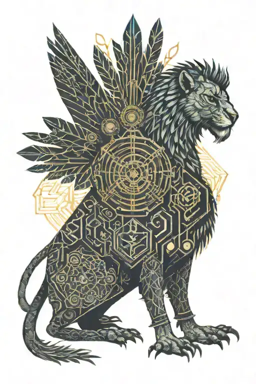 Turkey And Lion Wearing