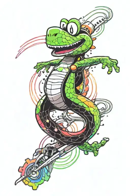 Yoshi On Rainbow Road