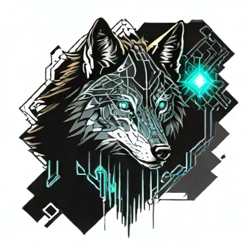Wolf Under The Rain