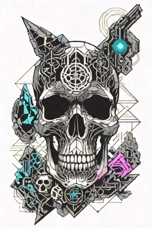 Skull And Mountain