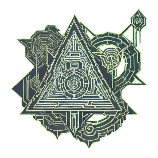 Cyber Sigil Hindu Temple