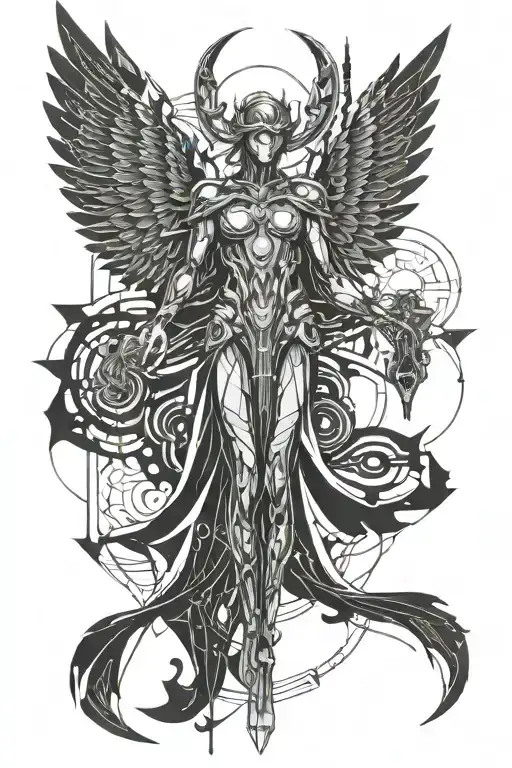 Angel Full Body With Wings