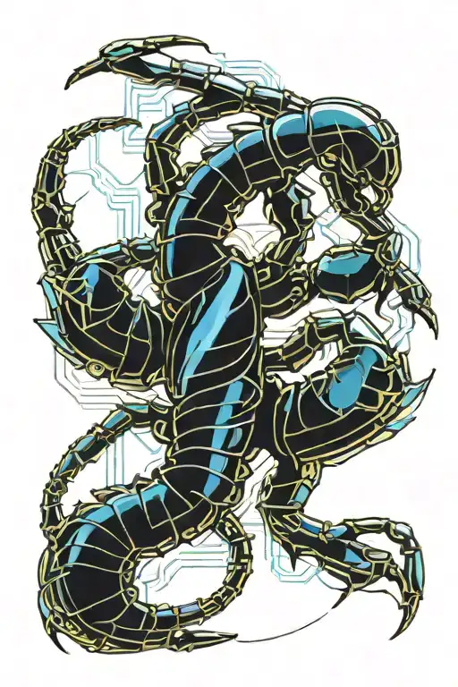 Scorpion Blue Chrome Pouring