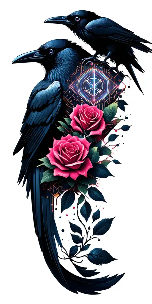 Crows And Roses
