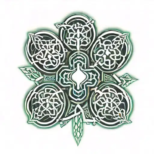 Celtic Clover Tattoo Inspired