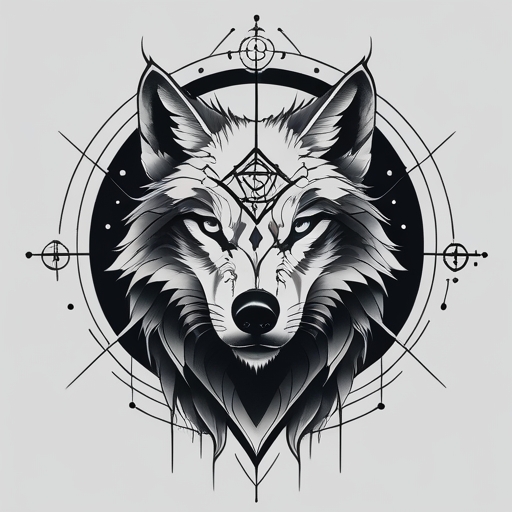 Moonlit Shadow of the Wolf