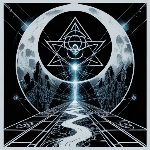 Moonlit Path of Eternal Light