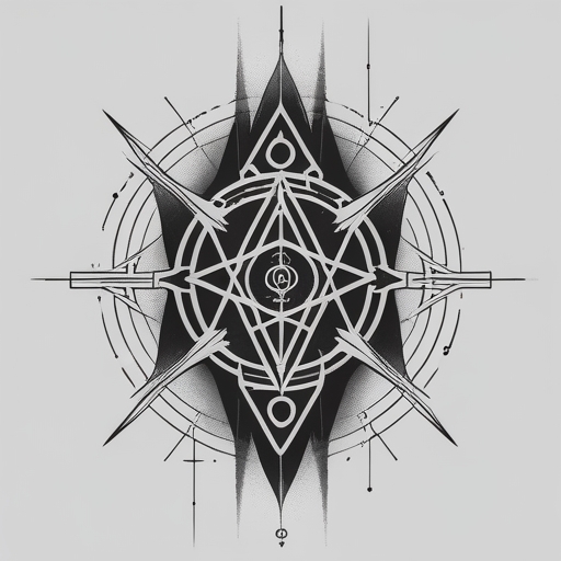 Celestial Veil Tattoo idea
