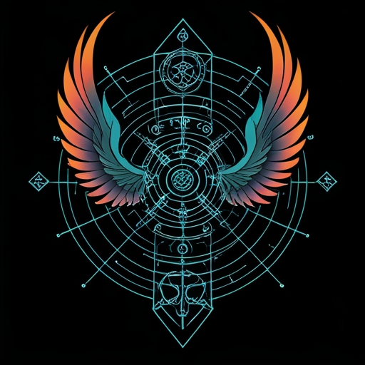 Sacred Phoenix’s Path Tattoo idea