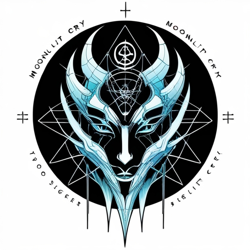 Moonlit Cry Tattoo idea