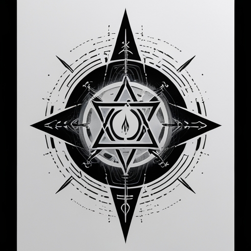 Whispers of Celestial Fire Tattoo idea