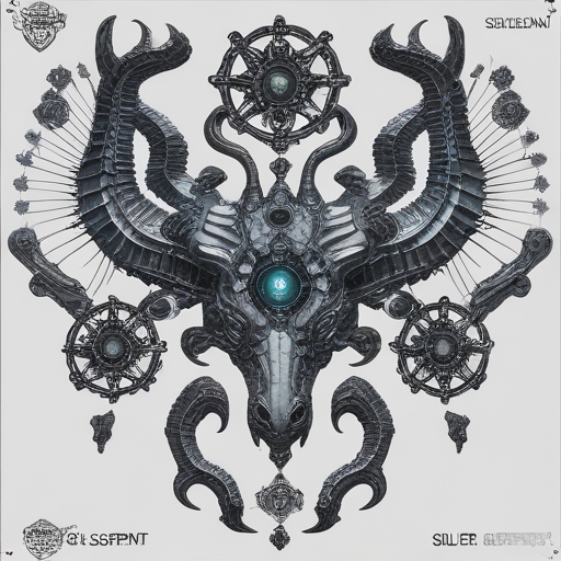 Silver Serpent Tattoo idea