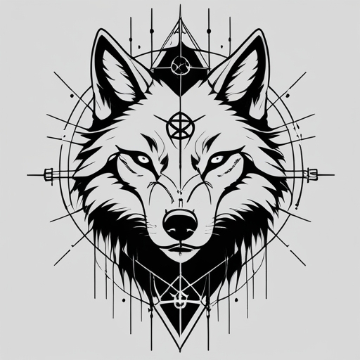 Whispers of the Fallen Wolf Tattoo idea