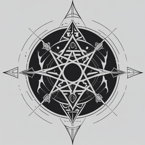 Sacred Moon Tattoo idea