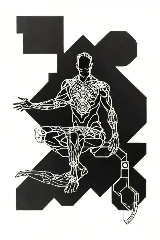 Male God Full Body Symbolizing Power And Rebirth