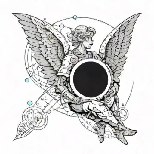 Baby Thankful Angel And Moon