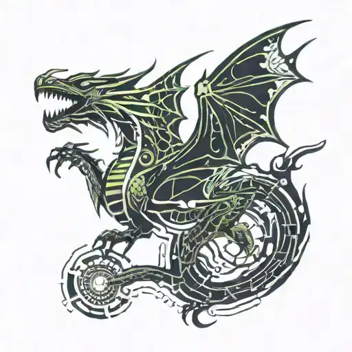 Flying Dragon From Above