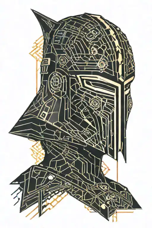 Abstract Darth Revan Helmet