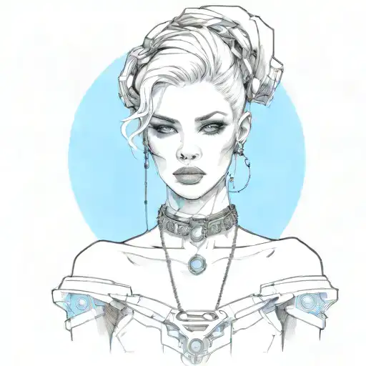 Femme Boy With Collar And Chain Leash