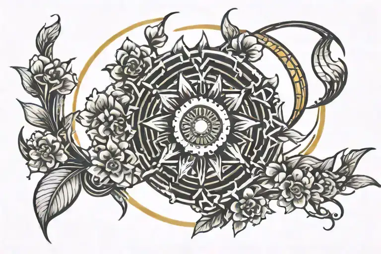 Sun And Moon Cherry Blossom