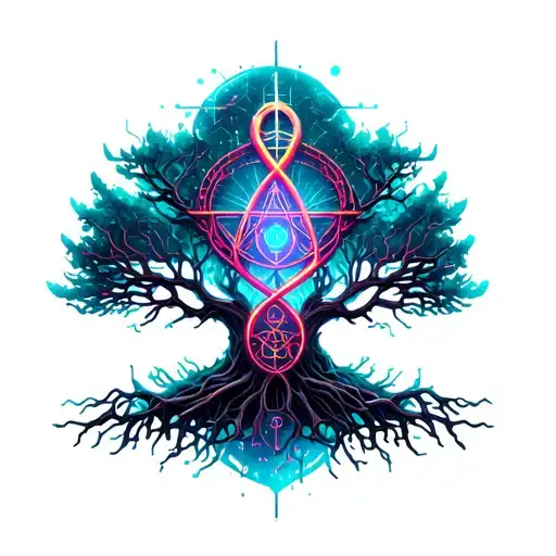 Dna Tree Intertwined