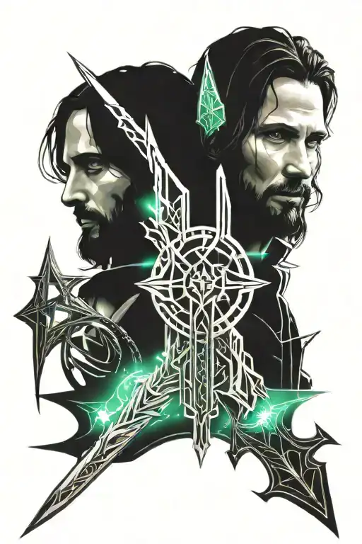 The Kings Sword Aragorn E Arwen