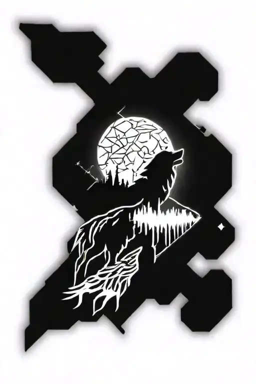 Wolf Howling At The Moon