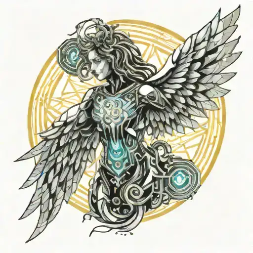 Angel With Open Wings No Background