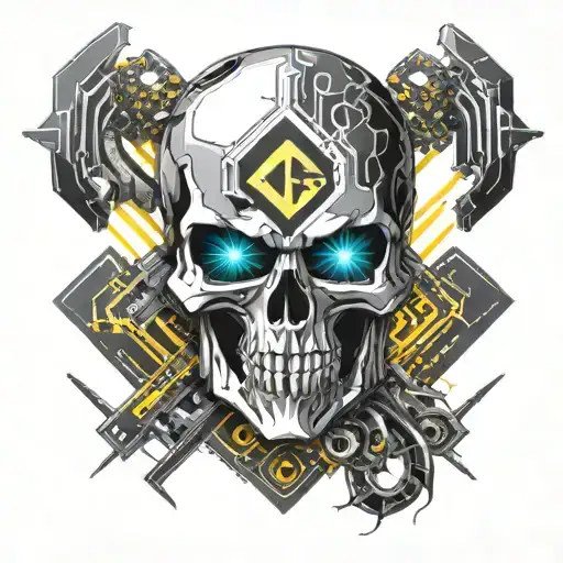 Skull Spartan Nordic Rune