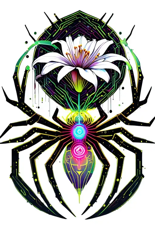 Spider Lily And Neo Tribal