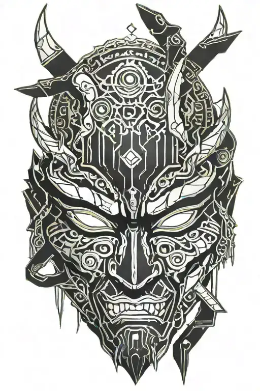 Oni Mask Katana